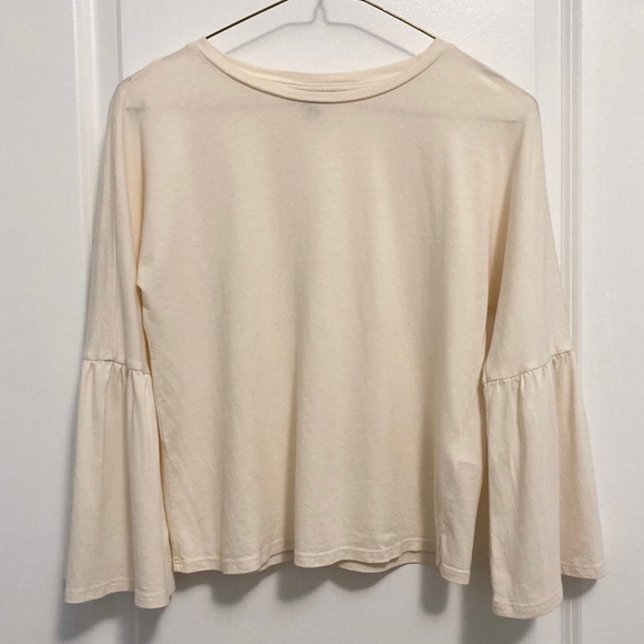 Topshop Flared Sleeve Shirt - Picture 1 of 6